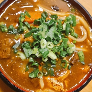 残りのカレーでカレーうどん